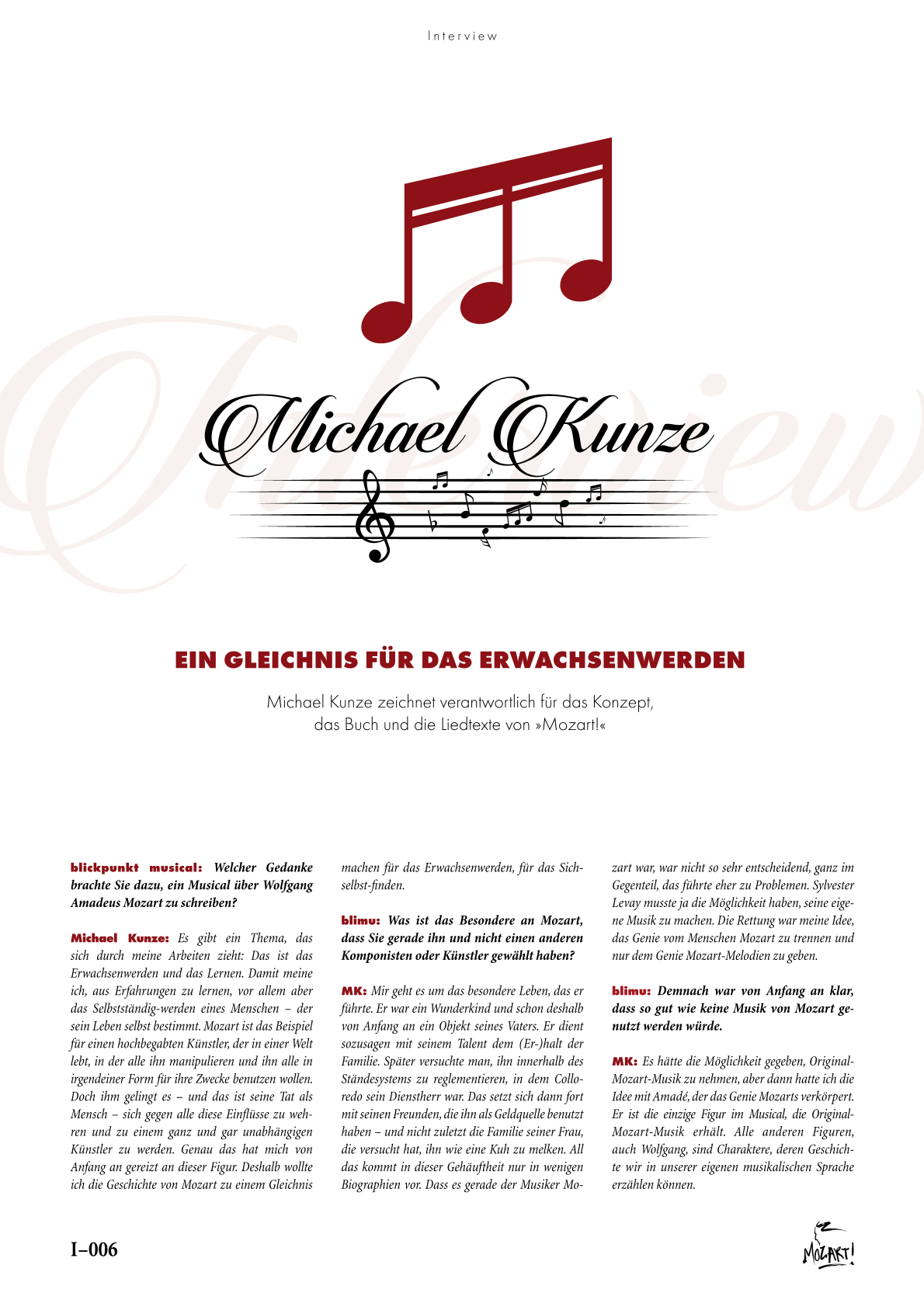 Sonderheft MOZART!