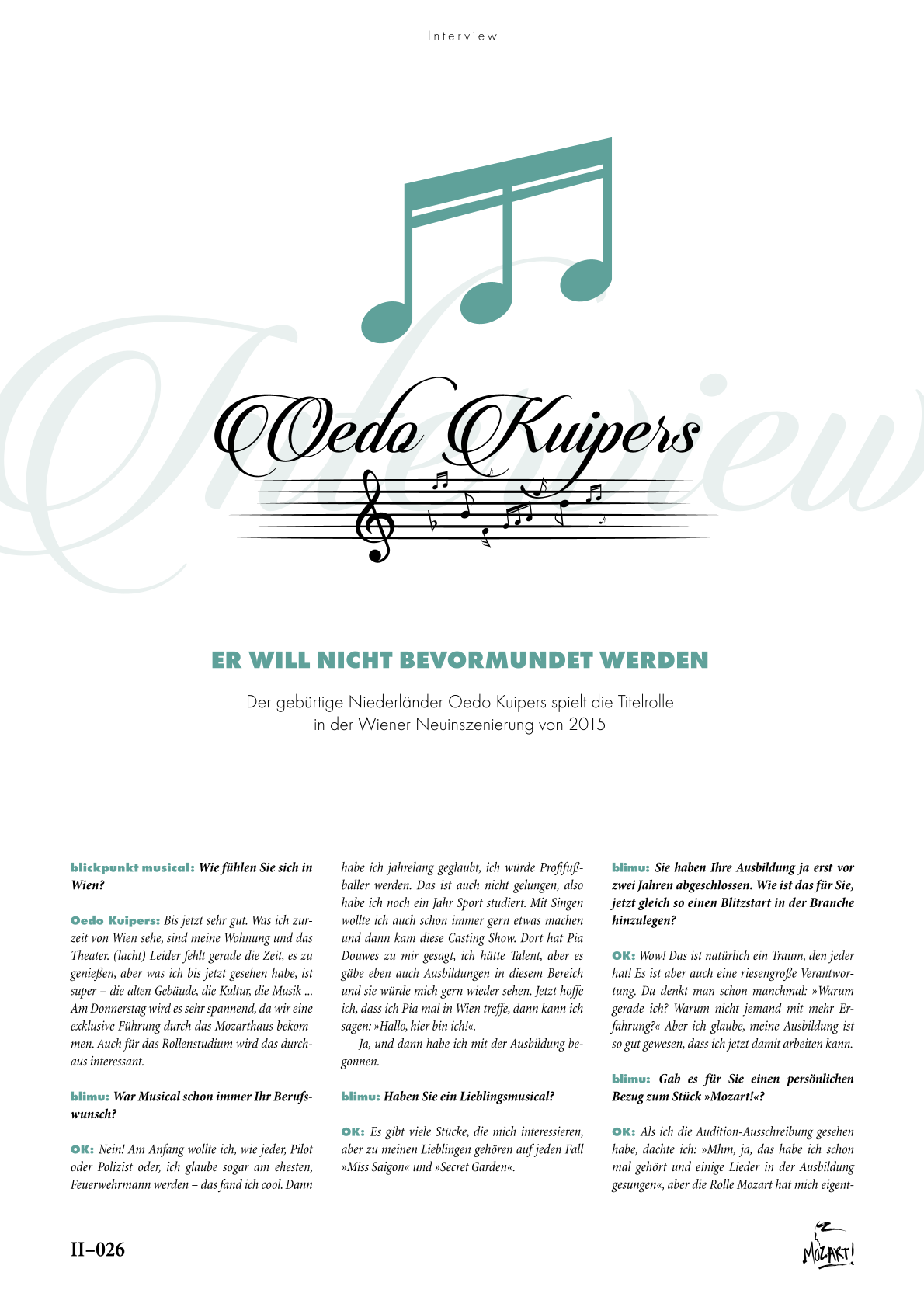 Sonderheft MOZART!